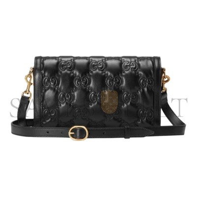 GUCCI SMALL GG MATELASSÉ LEATHER BAG 724529 (25.5*16*8.5cm)
